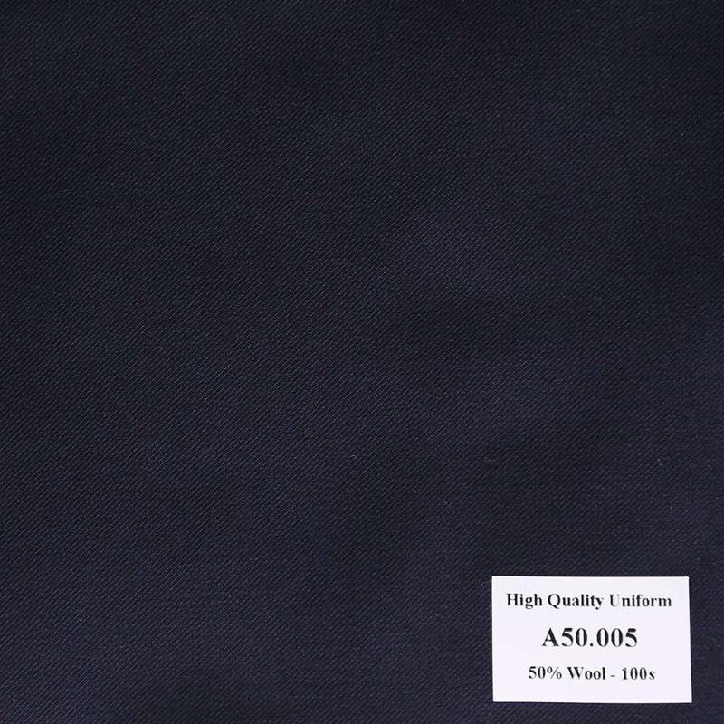 [ Hết hàng ] A50.006 Kevinlli V1 - Vải Suit 50% Wool - Xanh dương Trơn