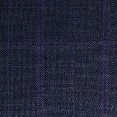 D602/1 Vercelli CX - Vải Suit 95% Wool - Xanh Dương Caro