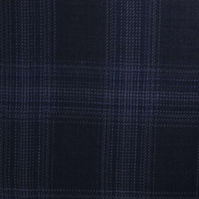 D599/2 Vercelli CX - Vải Suit 95% Wool - Xanh Dương Caro