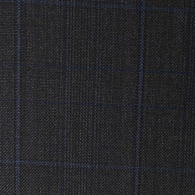 D598/2 Vercelli CX - Vải Suit 95% Wool - Xanh Dương Caro