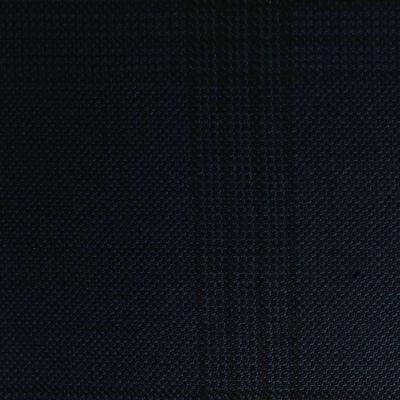 D595/1 Vercelli CX - Vải Suit 95% Wool - Xanh Dương Caro