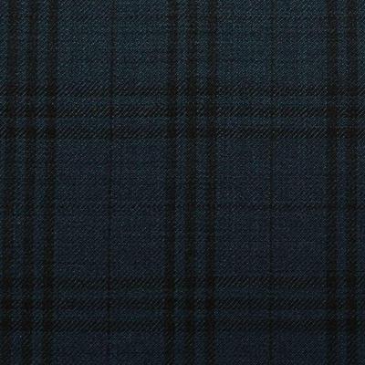 D583/1 Vercelli CX - Vải Suit 95% Wool - Xanh Dương Caro