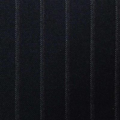 ML637/2 - Vải Suit 95% Wool - Xanh Dương Sọc