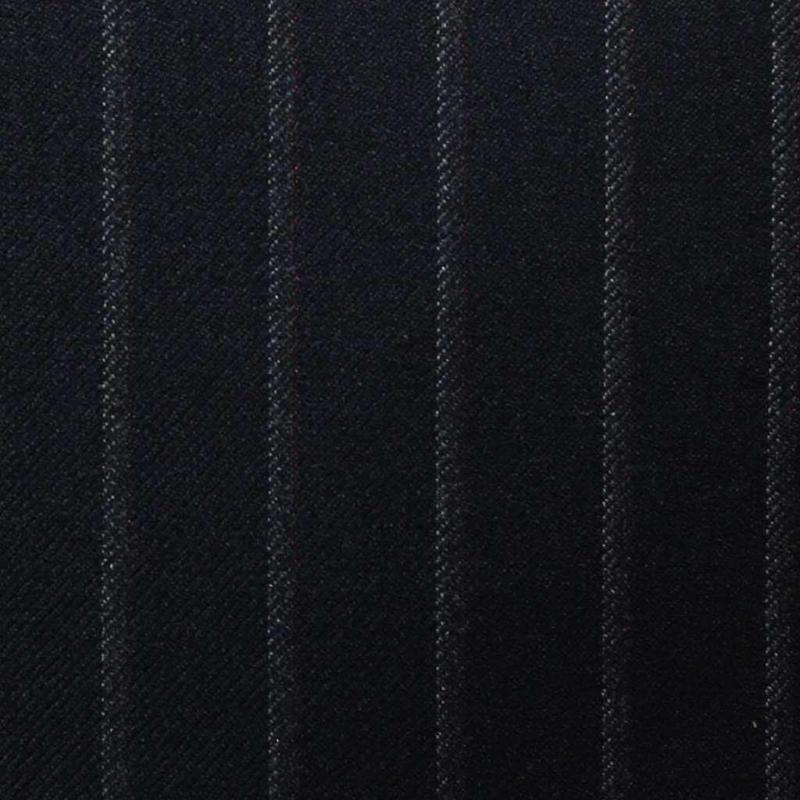 ML637/2 - Vải Suit 95% Wool - Xanh Dương Sọc