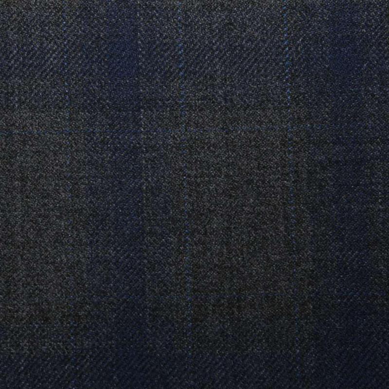 ML633/1 Vercelli CV - Vải Suit 95% Wool - Xanh Dương Trơn