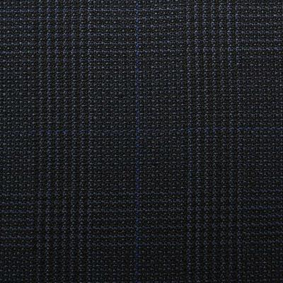 M620/2 Vercelli CV - Vải Suit 95% Wool - Xanh Dương Caro Đen
