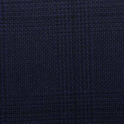 M619/2 Vercelli CV - Vải Suit 95% Wool - Xanh Dương Caro Đen