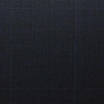 D563/1 Vercelli CV - Vải Suit 95% Wool - Xanh Dương Caro