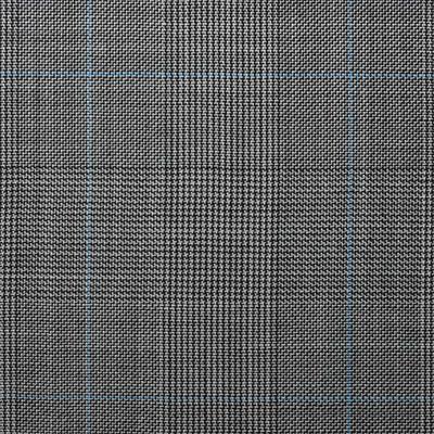 D559/1 Vercelli CV - Vải Suit 95% Wool - Xám Caro Đen