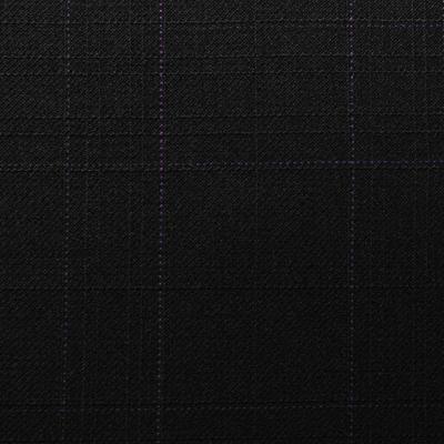 D549/3 Vercelli CV - Vải Suit 95% Wool - Xanh Dương Caro Đen