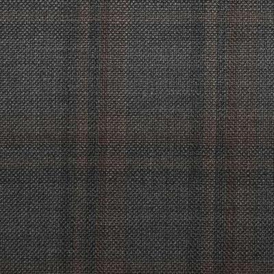 D540/1 Vercelli CV - Vải Suit 95% Wool - Nâu Caro Xám
