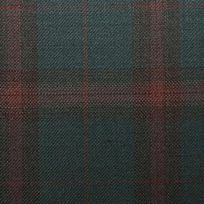 D535/2 Vercelli CV - Vải Suit 95% Wool - Xanh Dương Caro Đỏ 