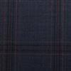 D529/1 Vercelli CV - Vải Suit 95% Wool - Xanh Dương Caro