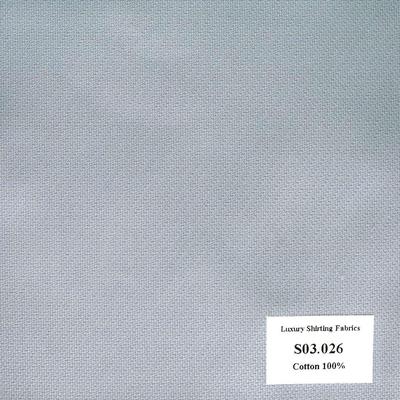 S03.026 Kevinlli S3 - Sơmi 100% Cotton - Xanh Dương Trơn