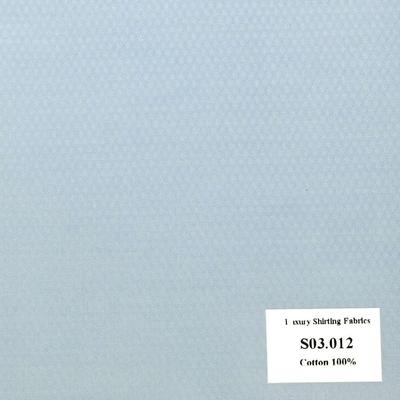 S03.012 Kevinlli S3 - Sơmi 100% Cotton - Xanh Dương Trơn