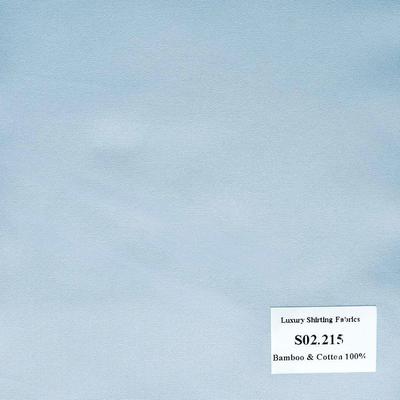 S02.215 Kevinlli S2 - Sơmi Bamboo - Xanh Dương Trơn