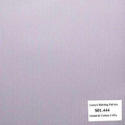 S01.444 - Sơmi Cotton & Modal - Hồng Sọc