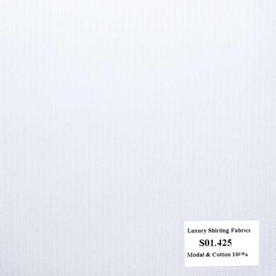 S01.425 - Sơmi Cotton & Modal - Trắng Sọc