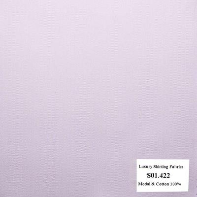 S01.422 - Sơmi Cotton & Modal - Hồng Sọc