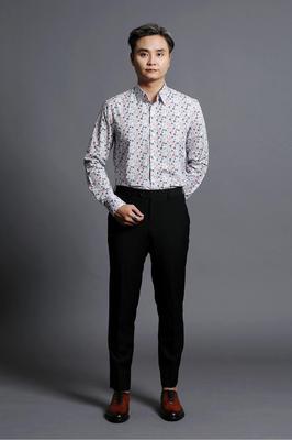 Đồng Phục Áo Sơ Mi Nam Họa Tiết Hoa Nhỏ