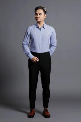 Đồng Phục Áo Sơ Mi Nam Caro Xanh