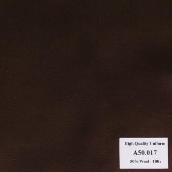 Vải May Đồng Phục Áo Vest Công Sở Màu Nâu Đậm A50.017