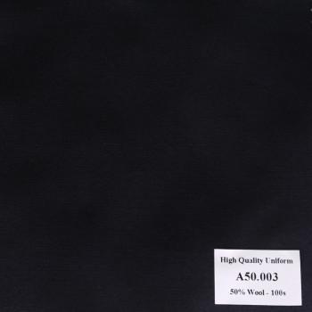 Vải May Đồng Phục Áo Vest Công Sở Màu Đen A50.003