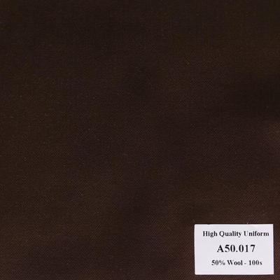 Vải May Đồng Phục Quần Tây Công Sở Màu Nâu Đậm A50.017