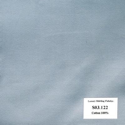 Vải May Đồng Phục Áo Sơ Mi Công Sở Màu Xanh Biển Nhạt Trơn S03.122