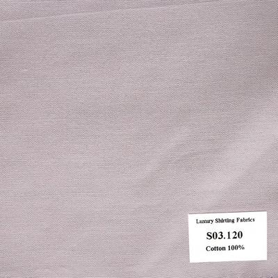 Vải May Đồng Phục Áo Sơ Mi Công Sở Màu Hồng Trơn S03.120