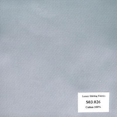 Vải May Đồng Phục Áo Sơ Mi Công Sở Màu Xanh Biển Nhạt Vân S03.026