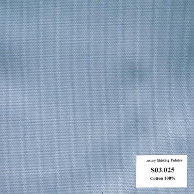 Vải May Đồng Phục Áo Sơ Mi Công Sở Màu Xanh Biển Vân S03.025