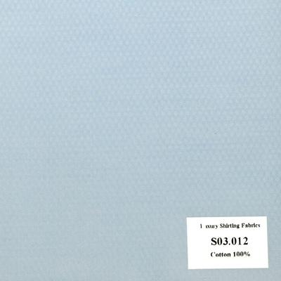 Vải May Đồng Phục Áo Sơ Mi Công Sở Màu Xanh Biển Nhạt Vân S03.012