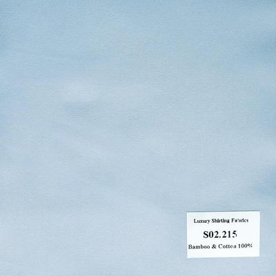 Vải May Đồng Phục Áo Sơ Mi Công Sở Màu Xanh Biển S02.215