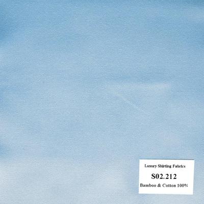 Vải May Đồng Phục Áo Sơ Mi Công Sở Màu Xanh Biển S02.212