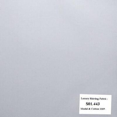 Vải May Đồng Phục Áo Sơ Mi Công Sở Màu Trắng Sọc Xéo Nhỏ S01.443