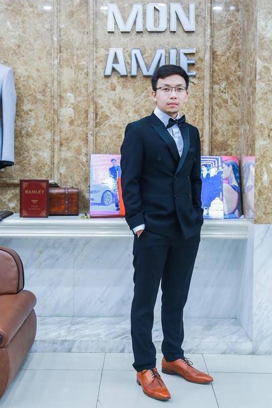Suit Event Super Black Phối bóng đen  G84.001