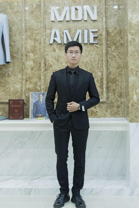 Full combo Đen Cho Quý Ông yêu thích màu đen ( A50.002) 