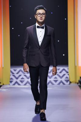 Bộ Vest Nam Màu Tím Cổ Sam