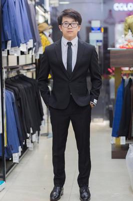 Suit Đen Cổ Điển A50.002