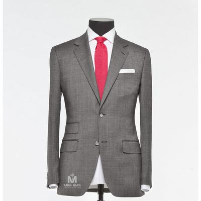 Bộ Vest Nam Công Sở Cao Cấp Xám Tro 71106-01-1