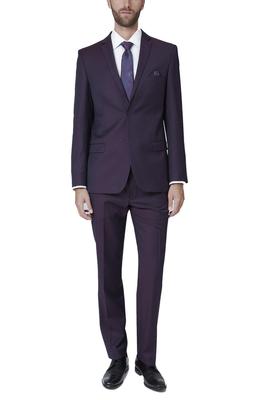 Bộ Suit Nam 50% Wool Màu Tím B51.002
