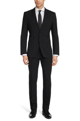 Bộ Suit Nam Italia Đen 60% Wool C52.042