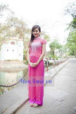 Áo Dài Bưng Quả (kiểu 32)