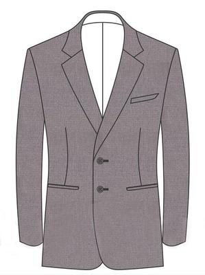 Dáng Áo (kiểu 1) Ve xuôi 2 nút cổ điển