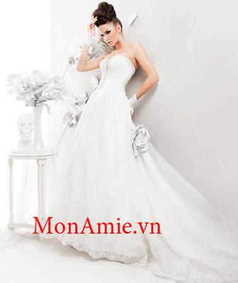 Soiree cúp ngực đuôi dài