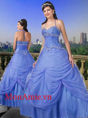 Đầm Xòe Công Chúa Xanh Dương