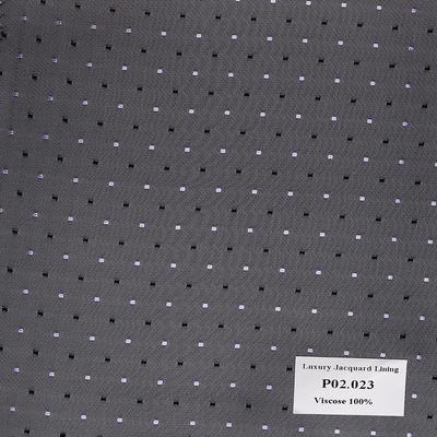 Khăn Pocket Square Hoa Văn Xám Đen P02.023