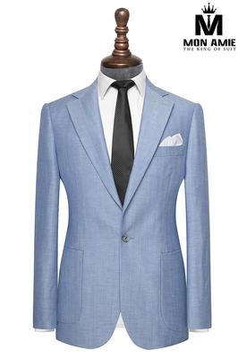 Bộ Vest Nam Công Sở Cao Cấp Xanh Vân C50.054 