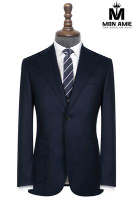 Bộ Vest Nam Công Sở Cao Cấp Xanh Đen A50.048